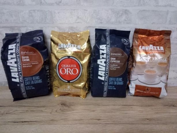 Ароматный Lavazza Oro, Super Crema, Grand Espresso, Crema e Aroma