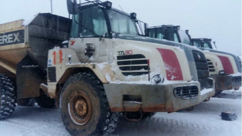 Проадм сочлененный самосвал TEREX TA30