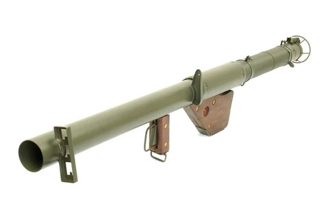 Музейная копия ПРОТИВОТАНКОВОГО ГРАНАТОМЕТА M1A1 BAZOOKA АРМИИ США ВРЕМЕН ВТОРОЙ МИРОВОЙ ВОЙНЫ. Про-во Bramit