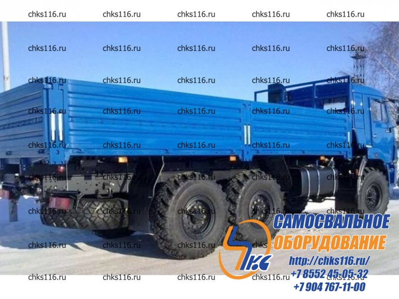 Кузов бортовой 43118 на 7258х2470х730 платформа КамАЗ 43118