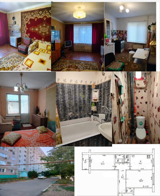 2-к квартира, 56 м2, 19 эт. - отличная планировка