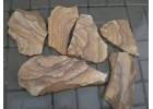Песчаник натуральный Тигровый камень пластушка